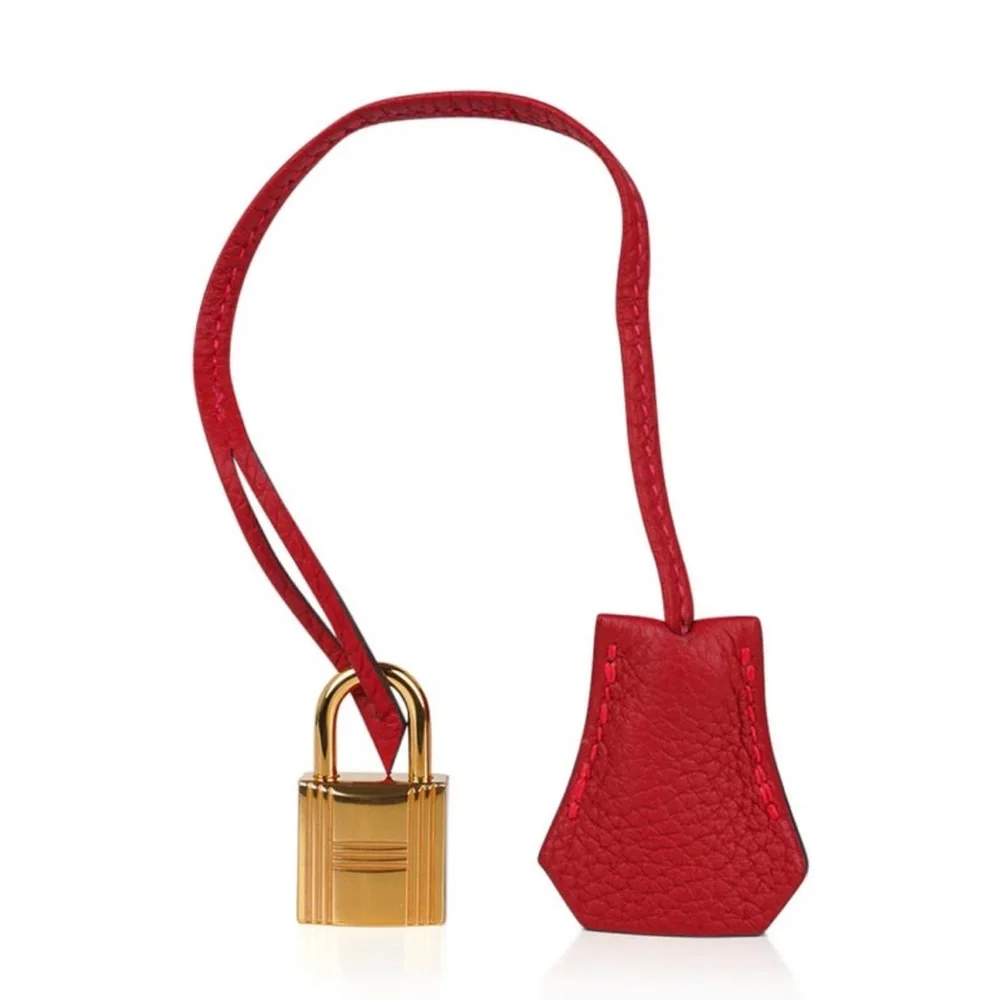 LIPSTICK RED HERMES BIRKIN 30 GOLD HARDWARE - Picture 3 of 8